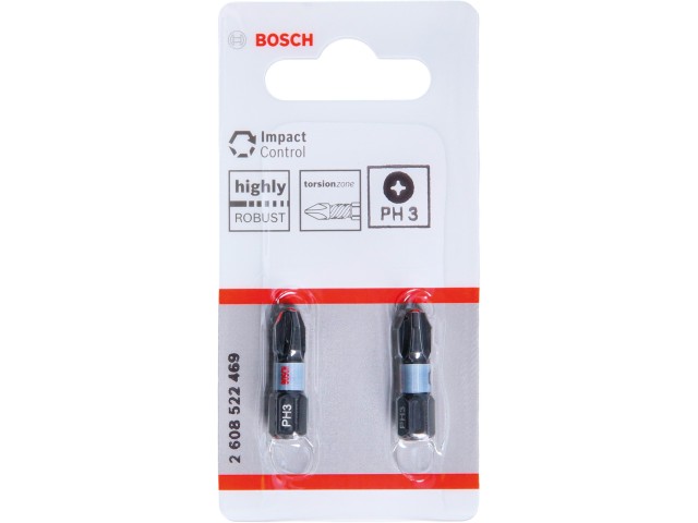 Vijačni nastavek Bosch PRO Phillips Impact, PH3, 25mm, 2608522469